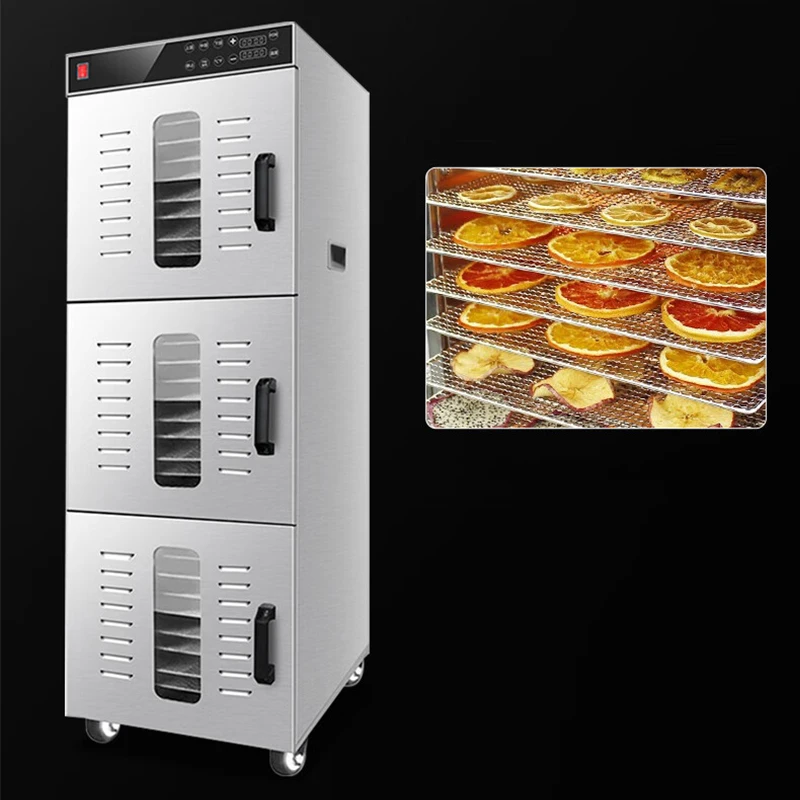 30 Layers Food Dehydrator Commercial Home Dual-use Food Dryer Stainless Steel Fruit Vegetable Drying Machine 110V/220V 30~100โ