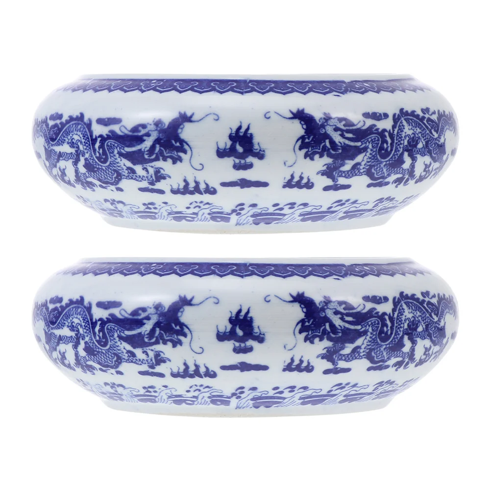 2 stuks langdurige keramische inktcontainer creatieve inktbak voor studie briefpapier pennenhouder kalligrafie benodigdheden