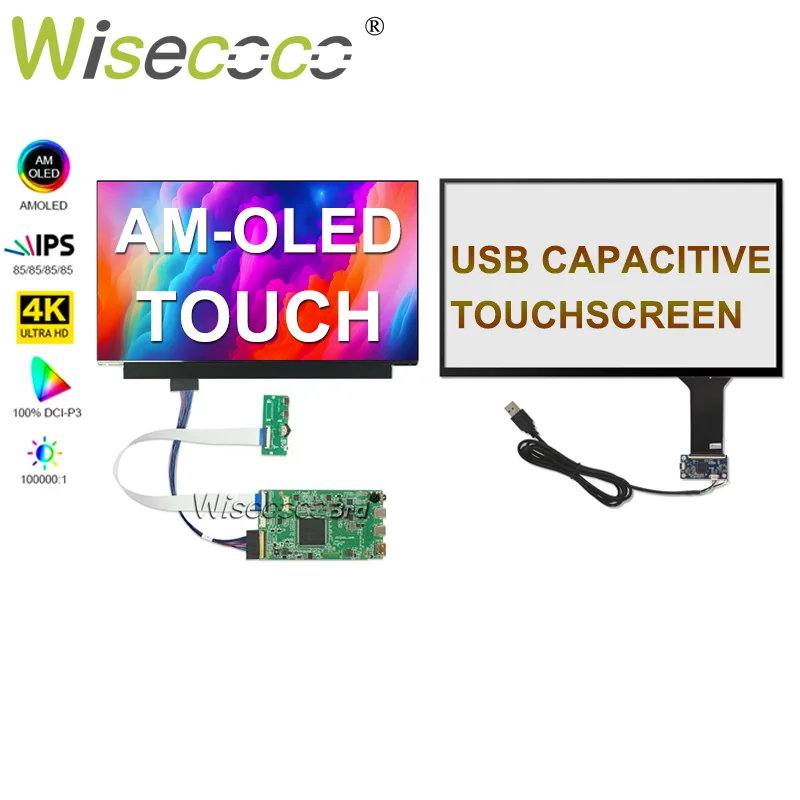 Amoled Display 13,3 Zoll 4K UHD IPS OLED Ultradünner Touchscreen Laptop Raspberry Pi Display Android Box XBOX PS4 5-Display