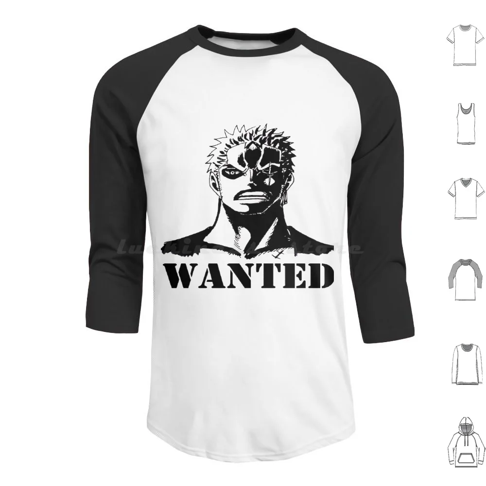 Zoro Hoodie cotton Long Sleeve Mugiwara Luffy Monkey D Luffy Hat Anime Manga Zoro Roronoa Zoro