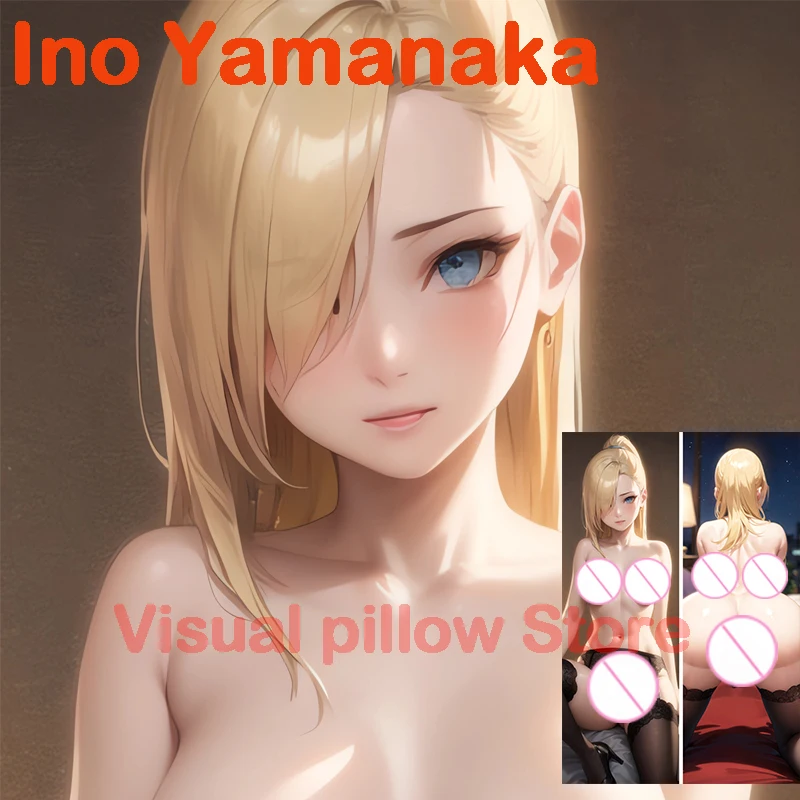 

Dakimakura anime Ino Yamanaka Double-sided Print Life-size body pillows cover Adult pillowcase