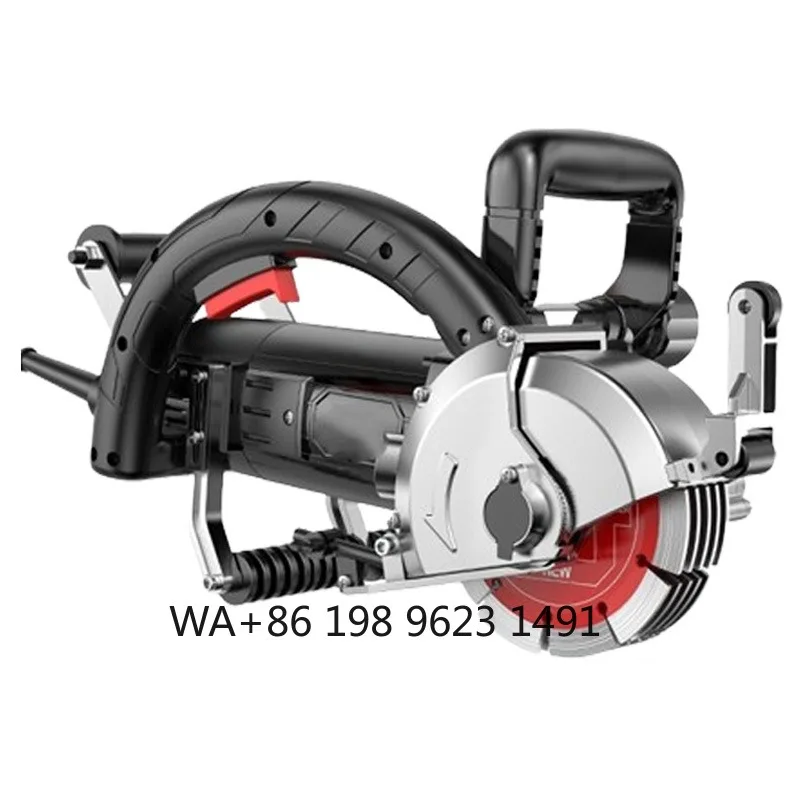 Dustproof Concrete Wall Chaser High Power Circular Saw Tool 220V Portable Grooving Cutting  for Steel Wall — купить у AliExpress WW