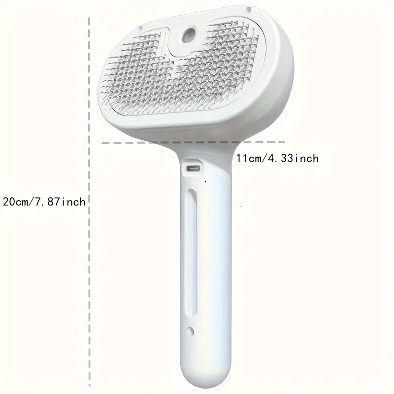 New Pet Spray Cat Comb Dog Hair Removal Comb USB Rechargeable Hair Pulling Knot Comb Pet Grooming Cleaning Tools