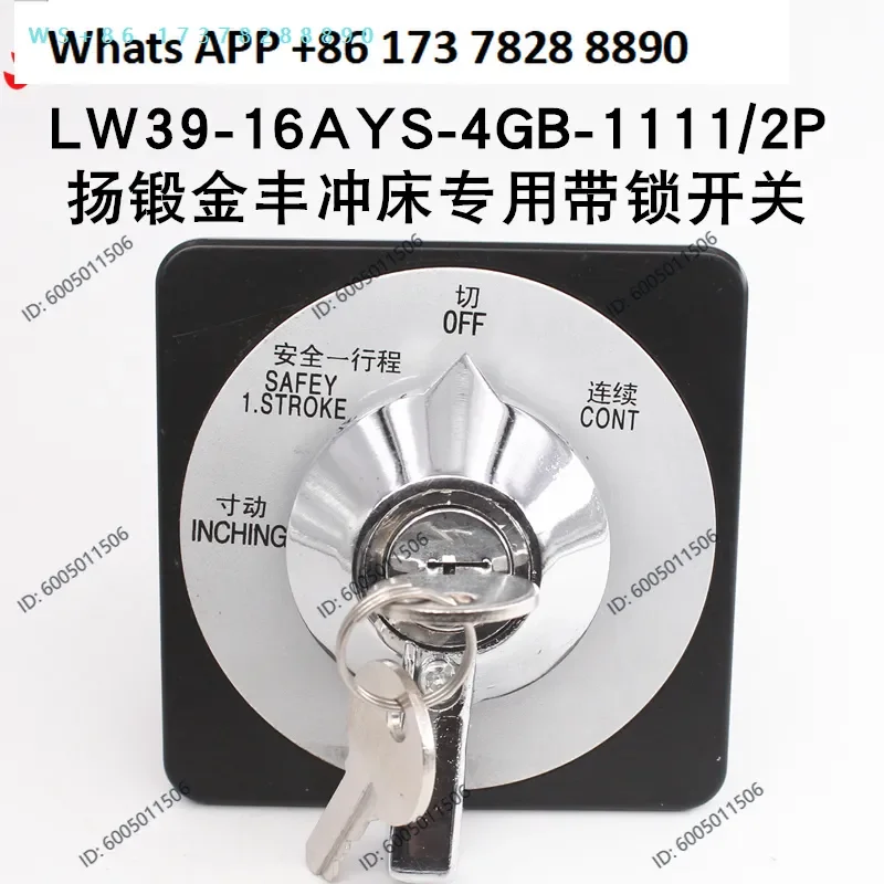 LW39-16AYS-4GB-1111/2P Yang Forging Jinfeng Punch Press with Lock