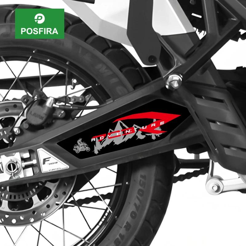 

POSFIRA Motorcycle Swingarm Stickers Vinyl Decals for Zontes 703F 703 F F703 Adventure 2025 Motorbike Swing Arm Accessories