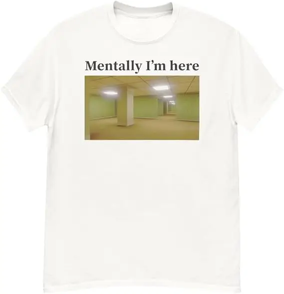 Willkommen im Backrooms Grafik-T-Shirt, Y2k-Ästhetische Kleidung, Neuheitsgeschenk, Y2k-T-Shirt im Retro-Stil mit Spruch, personalisierte Vintage-Tops – Detail 3
