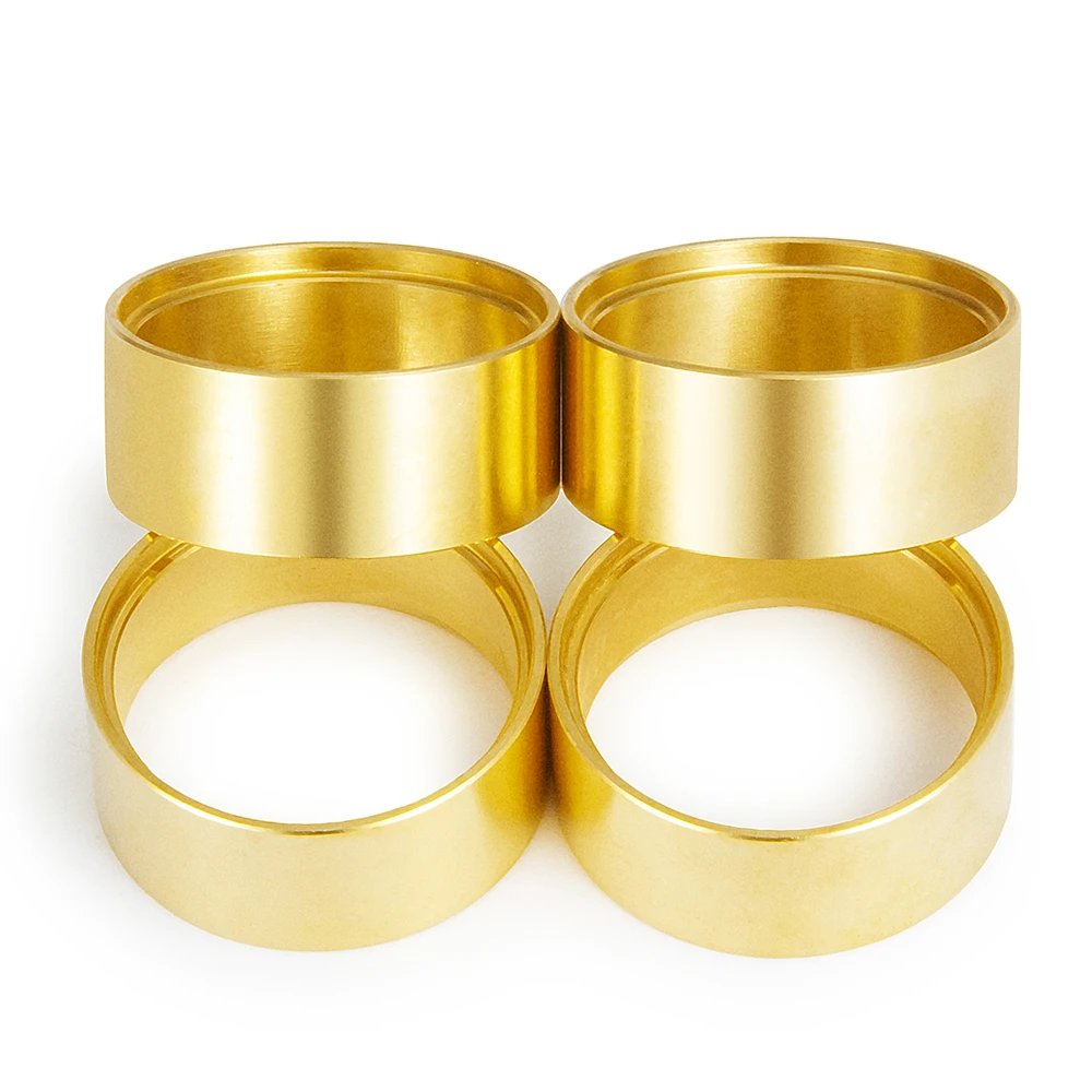 AXSPEED 4Pcs 13g/Pc Brass Internal Beadlock Wheel Clamp Rings for Axial SCX24 1/24 RC Crawler Car Model 1.0inch Wheel Rims Parts