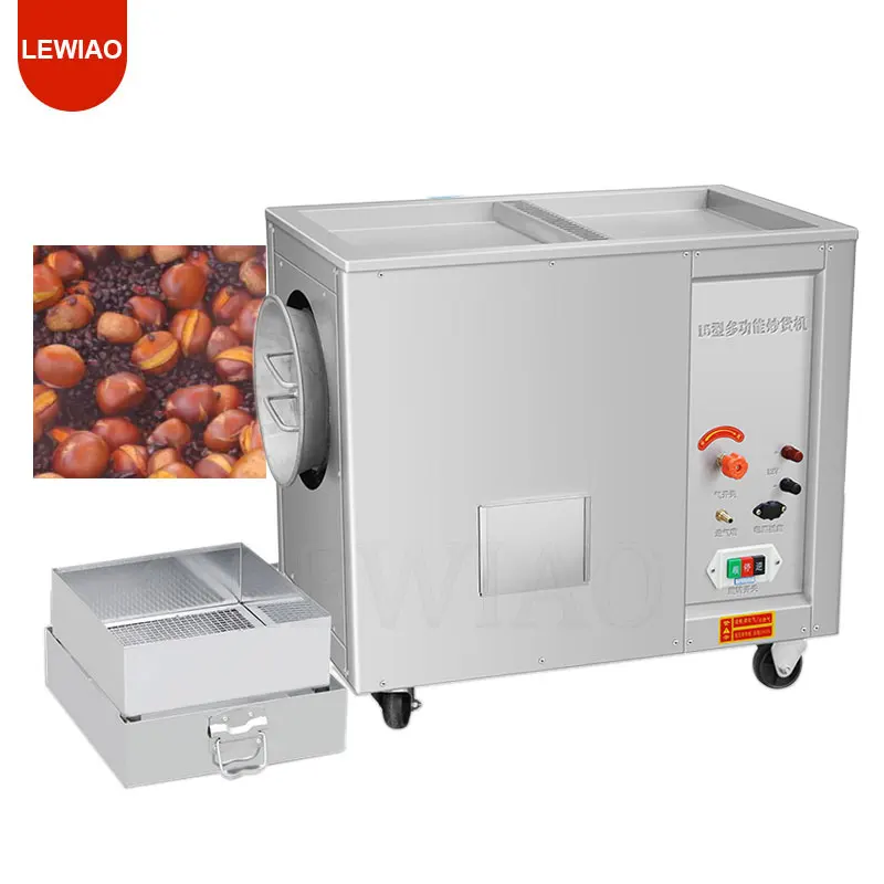 

Commercial Stir-Fried Chestnut Machine Electric Roasted Peanut Machine Stainless Steel Roasted Seeds And Nuts Machine 220V