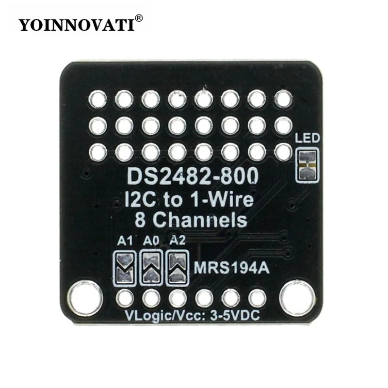 DS2482S-800 8-Channel I2C to 1-Wire Bus Adapter Module Compatible with STEMMA QT / Qwiic Connector System