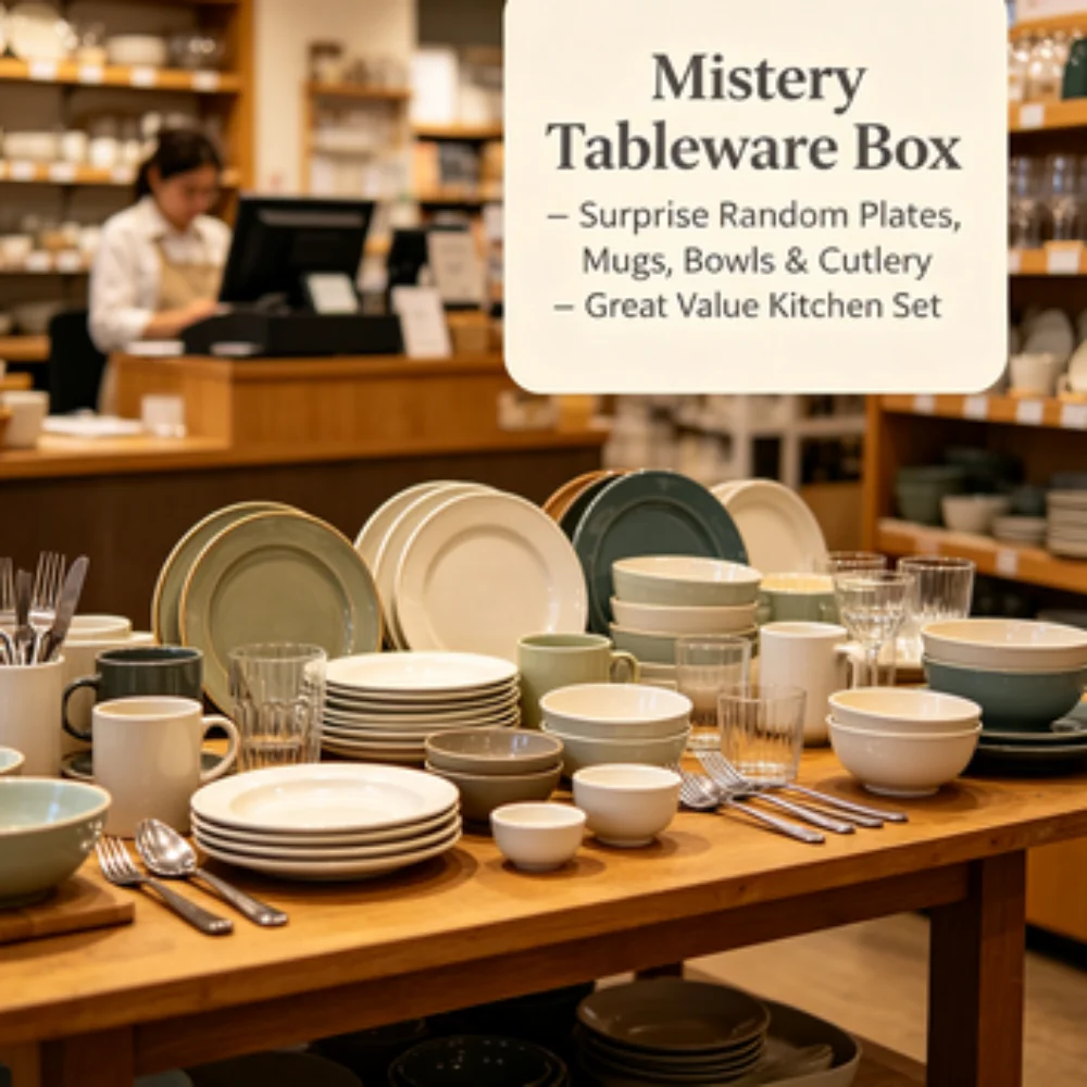 Take a Chance Tableware Blind Box Random Assorted Dining Kits for Light Cost Fun