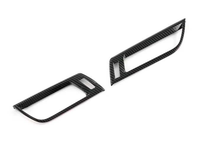 Carbon Fiber Style Interior Air-Condition Vent Outlet Cover Trim For Toyota Sienna (XL40) 2021 2022 Car Accessories Stickers W4 - view 4