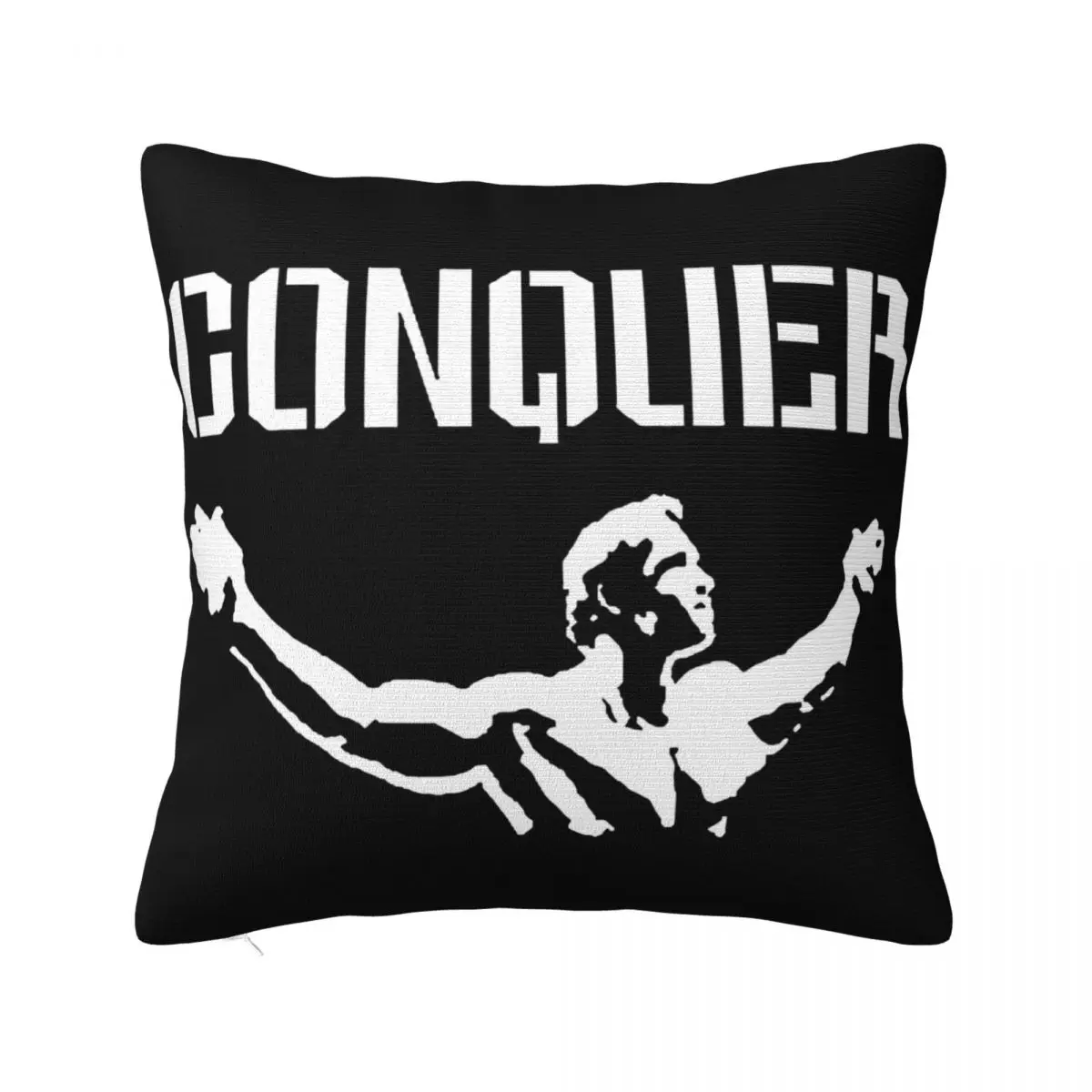 Arnold Claims Conquer Pose Gym Lifting Workout Flag Women Men Oversize Style Slim Fit Pillow Case