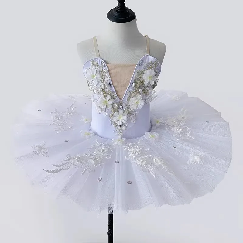 Children's Day Ballet Performance Costume Dancewear Ballerina Tutu Dress Fashion Ballet Outfit Dance Clothing Girls Dresses