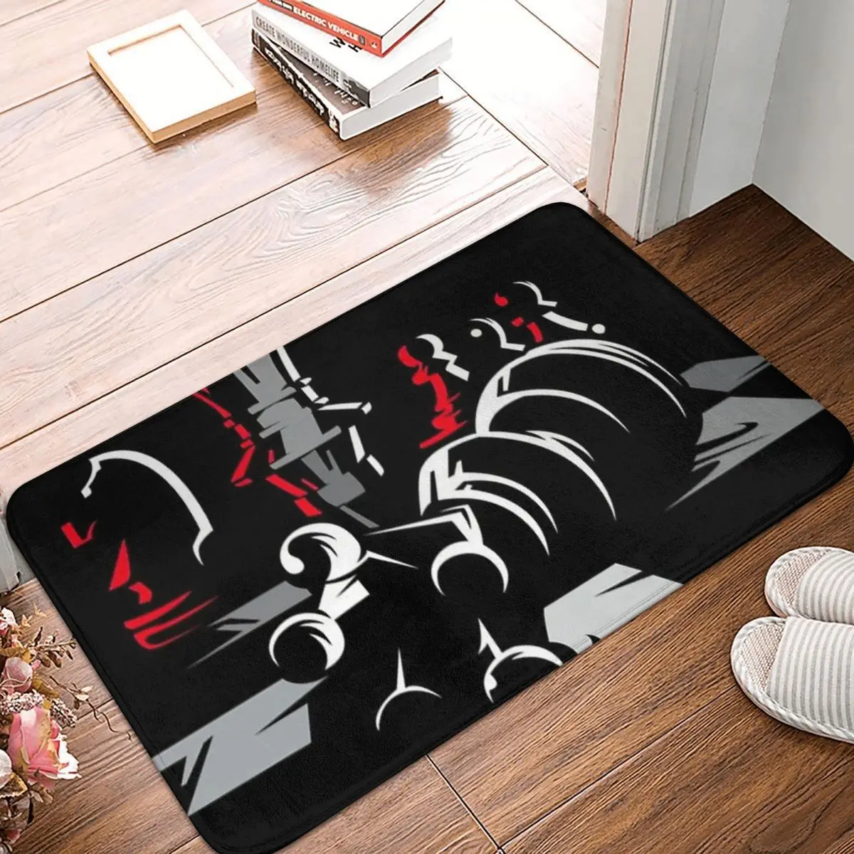 Chess Anti-Slip Doormat Kitchen Mat Game Hallway Carpet Entrance Door Rug Indoor Decorative