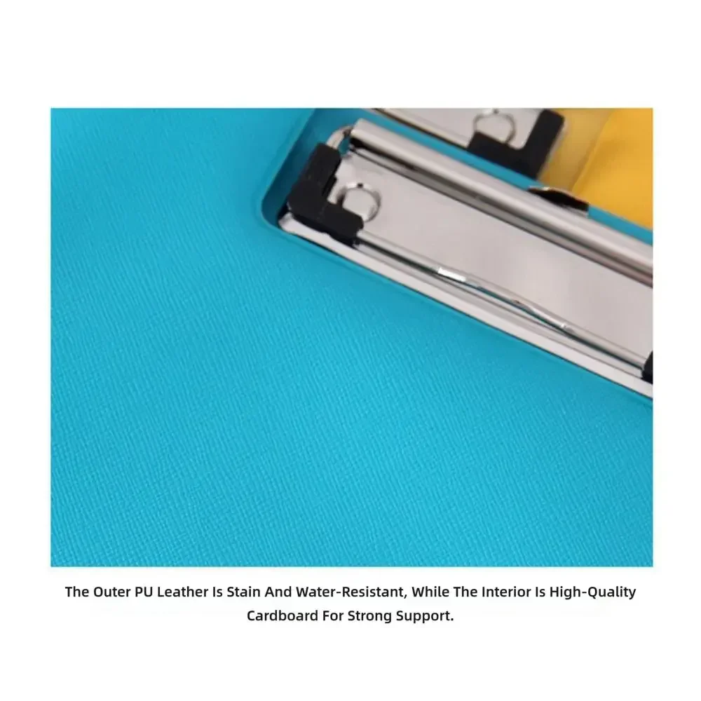 Wysokiej jakości teczka na dokumenty z PU skóry A4/A5 składana teczka na umowy kolorowa podkładka prezent