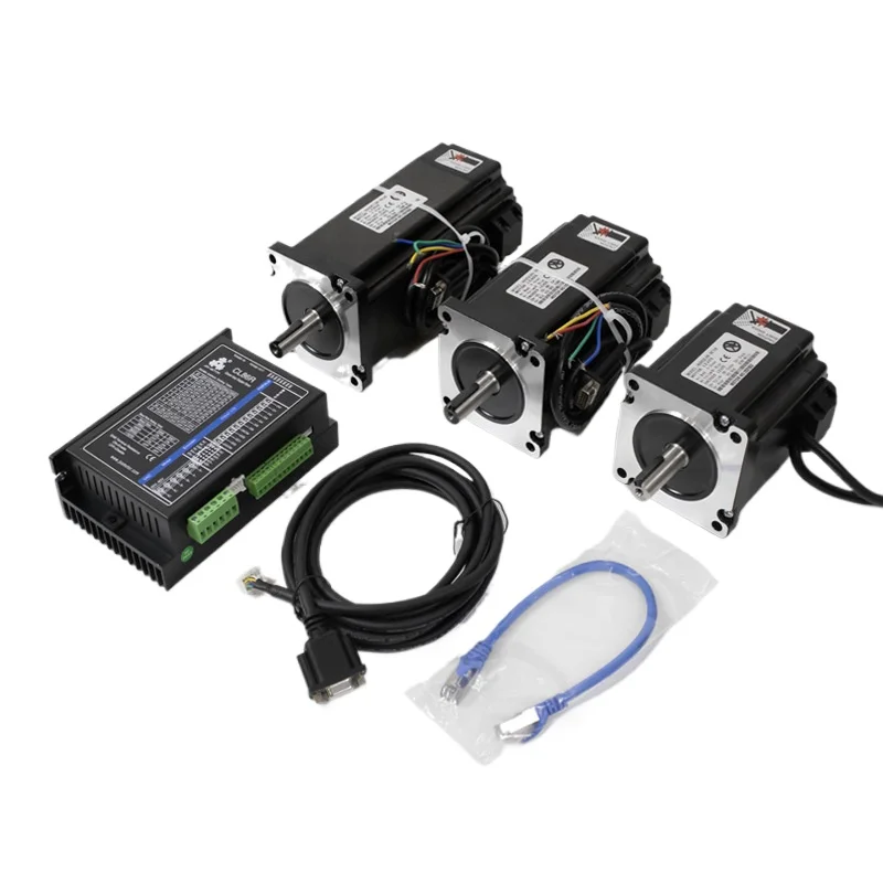 For closed loop motor set CL86R simple servo driver RS485 control stepper motor