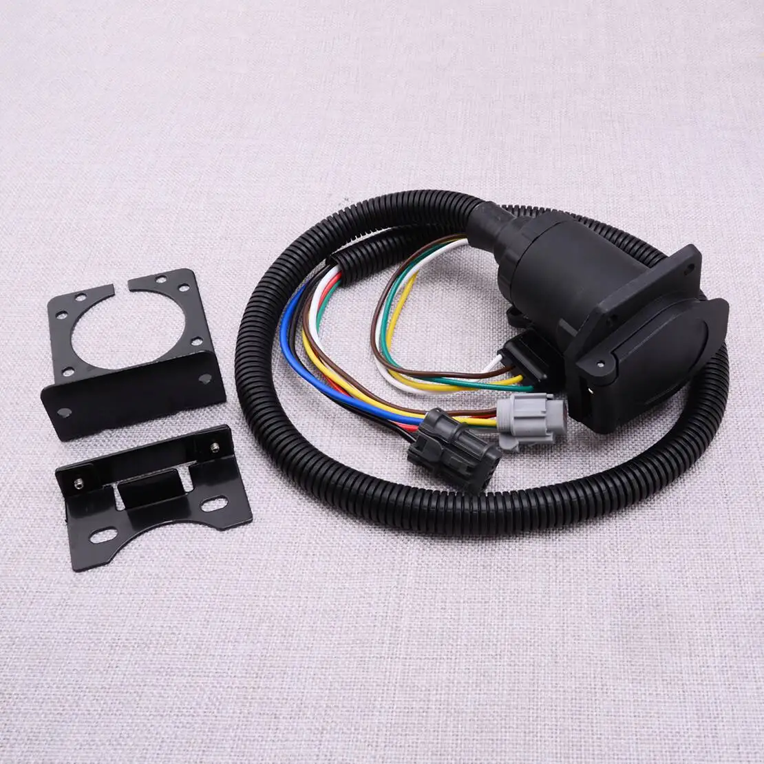 

4 & 7 Pin Trailer Tow Wiring Harness Fit for Ford F-250 F-350 Super Duty Pickup Truck 2004 2003 2002 2C3Z-13A576-DA