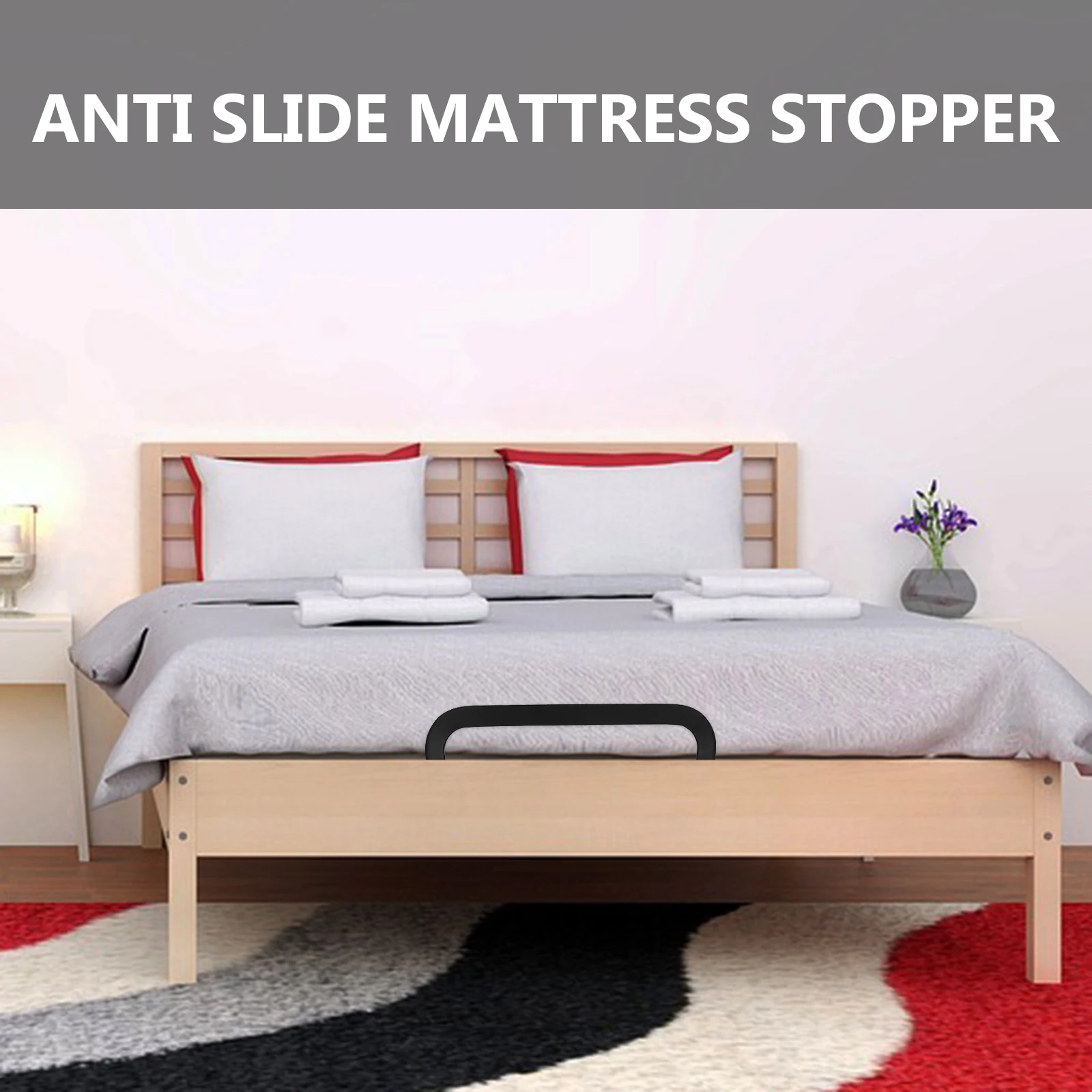 

Anti Metal Bar Baffle Mattress Retainer Bed Non Mattress Slide Stopper Slip Stopper Holder