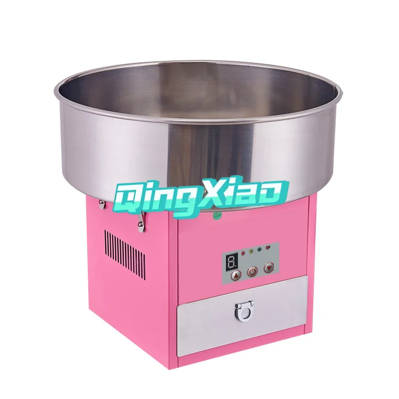 

Commercial Use Pink Professional Fairy Floss Cotton Candy Machine High Capacity Easy Clean For Carnival Party Event New Sale Hot