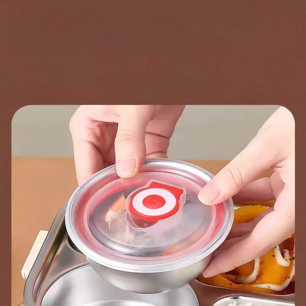 Large Stainless Steel Lunch Box Insulated Bento Case Compartment Food Storage Container For School Work Office Lunch