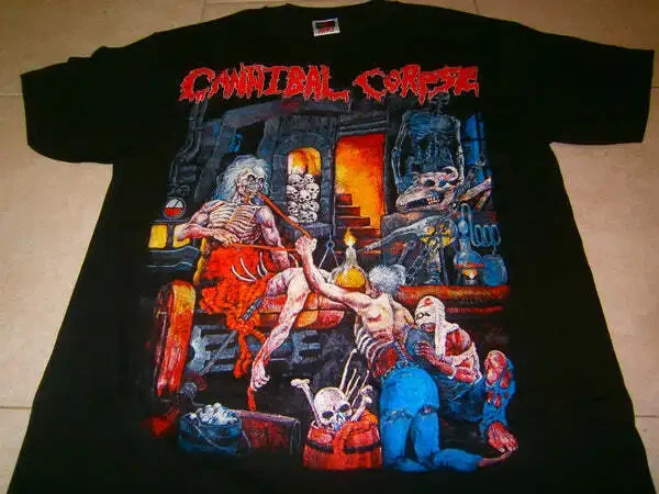 

Черная хлопковая футболка с короткими рукавами Cannibal Corpse унисекс S-5XL Vn0891