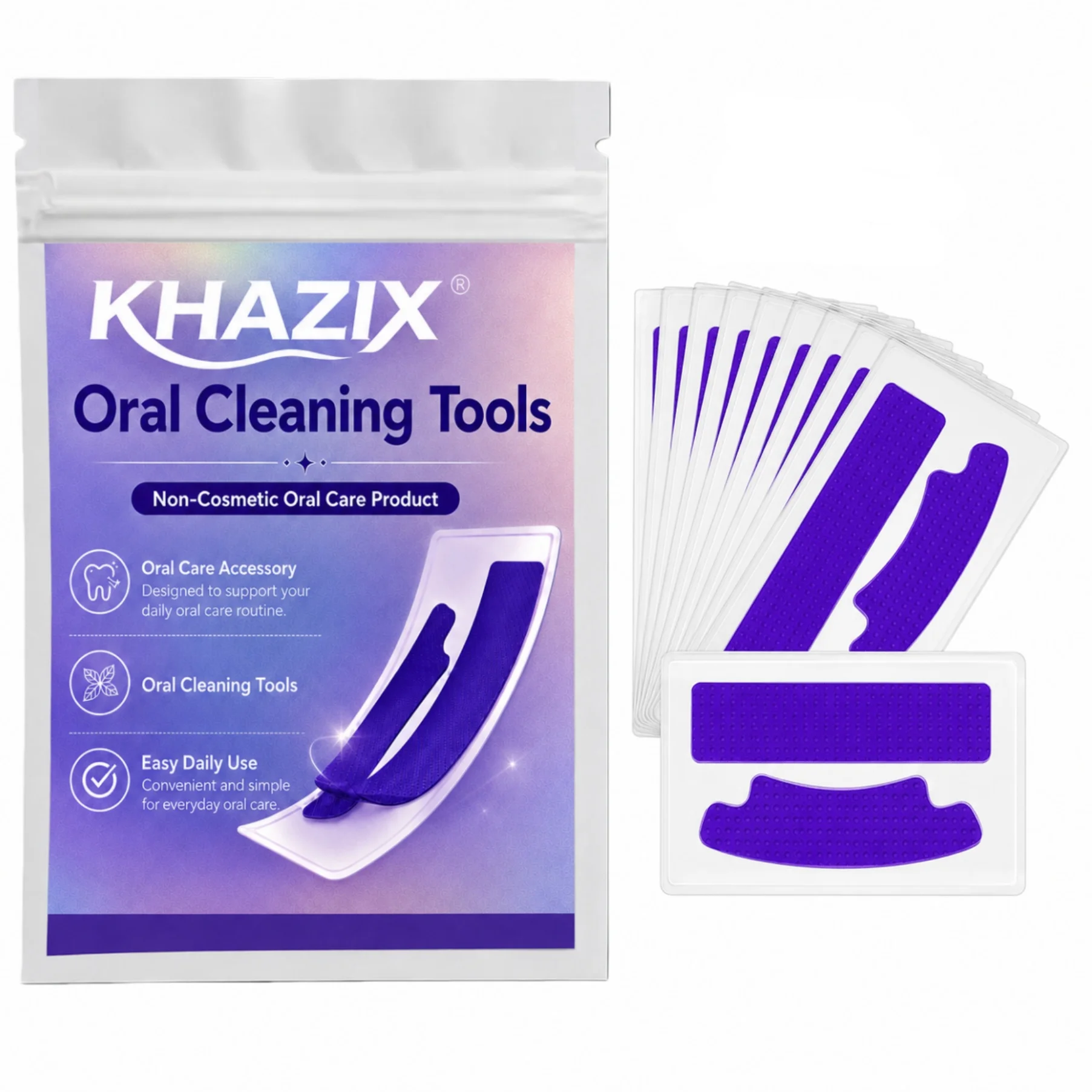 1/7 Pairs Teeth Whitening Strips for Whiter-Looking Smile, Flexible Tooth Strips Easy to Apply for Daily Cosmetic Care