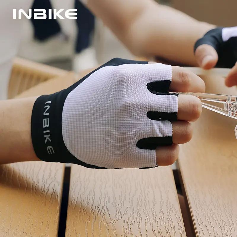 INBIKE 2025 Summer Cycling Gloves for Men Shock-Absorbing Padded Breathable Bicycle Gloves MTB Road Mountain Bike Riding Gloves - 3