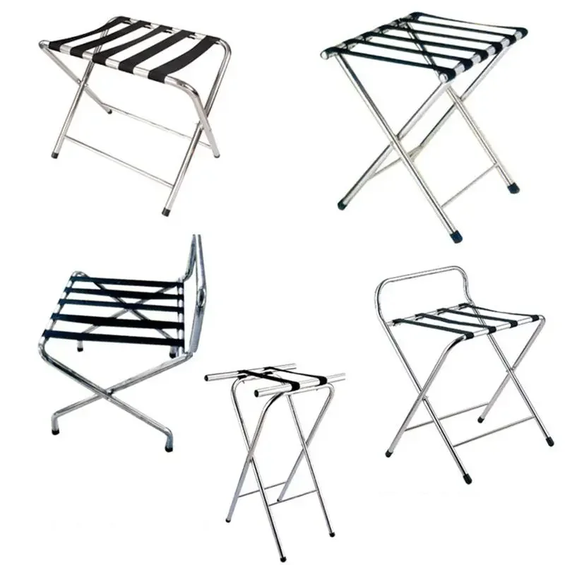 Portapacchi pieghevole in legno per hotel