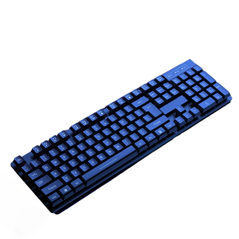 

Dazzling wired keyboard, esports game, mechanical feel, desktop laptop, office silent