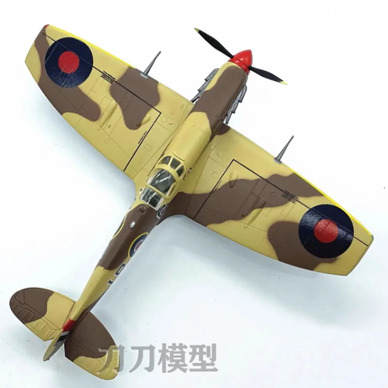 1:72 Scale Spitfire MK.Ⅴ/TROP Fighter British air force Plastic Finished Model Static Decoration Souvenir Gifts For Adult Boy