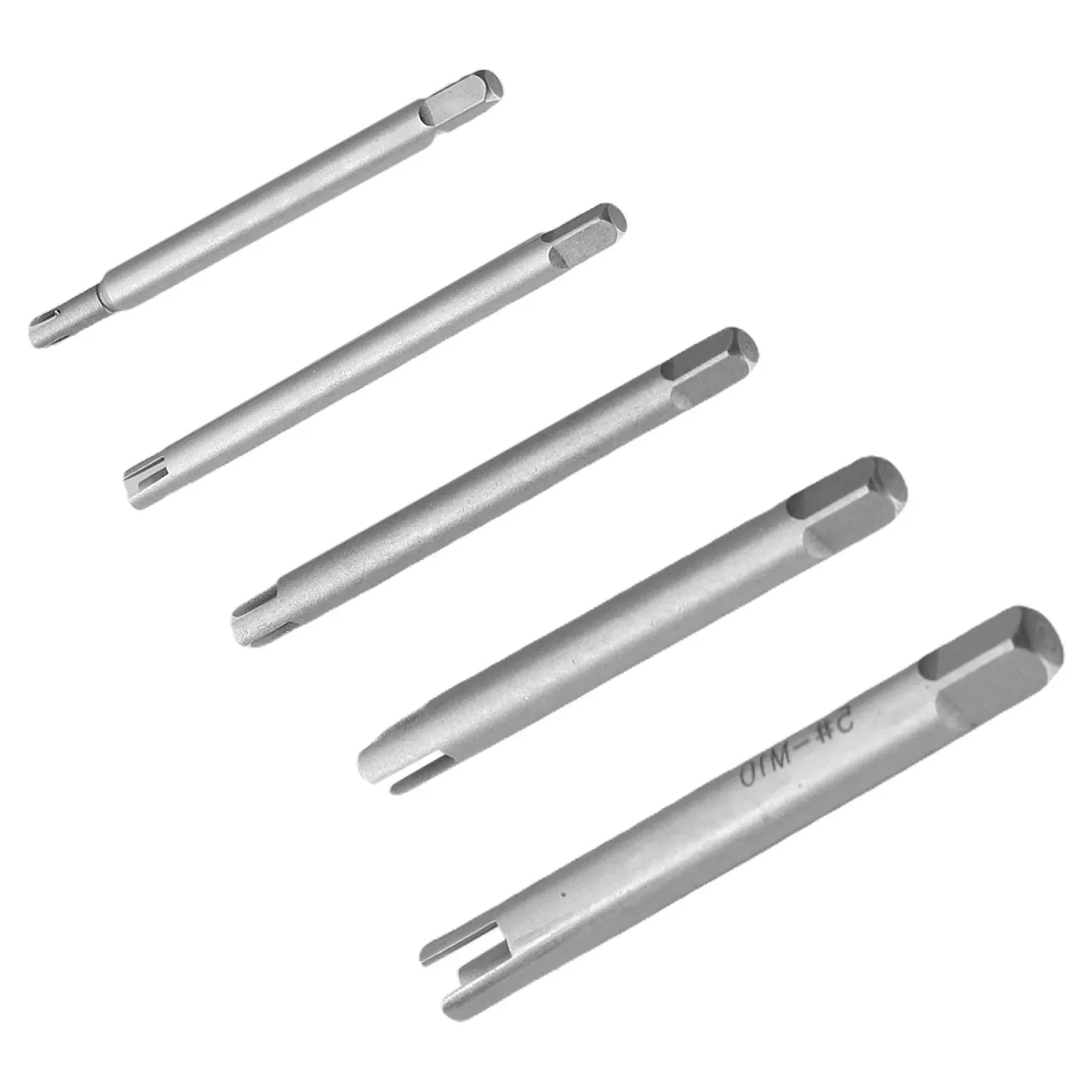 

5Pcs-M10 Broken Tap Extractor Damaged Screw Remover Guide Portable Tapper Electric Drill Bit Remover Tool Wrench Set