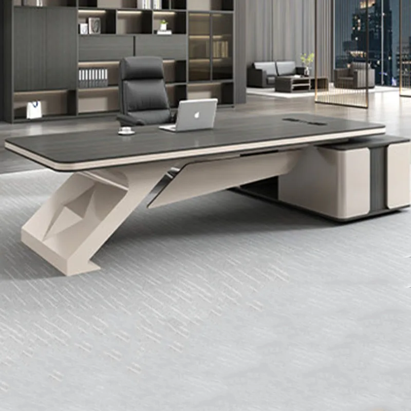 Large Fashion Office Desk Aesthetic Save Space Accent Nordic Creative Office Desk Office Desk Mesa Ordenador Salon Furniture