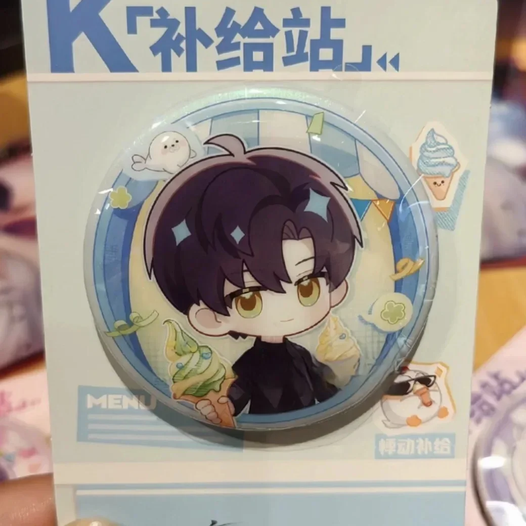 KFC X Love and Deepspace Collaboration Anime المنتجات الرسمية طبعة محدودة Merch Zayne Rafayel Sylus Xavier بطاقة شارة هدية