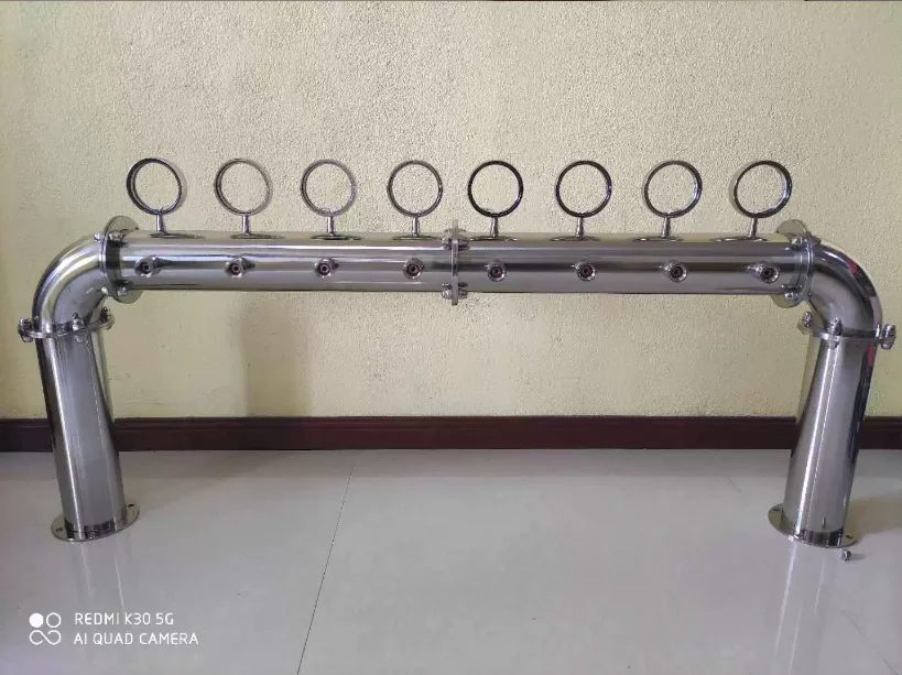 

Stainless Steel 4‑Tap Bar Beer Tower – Custom Copper Draft Dispenser