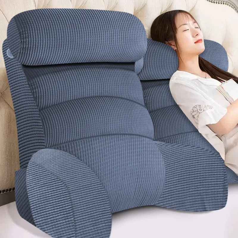 

Large backrest soft bag pillow