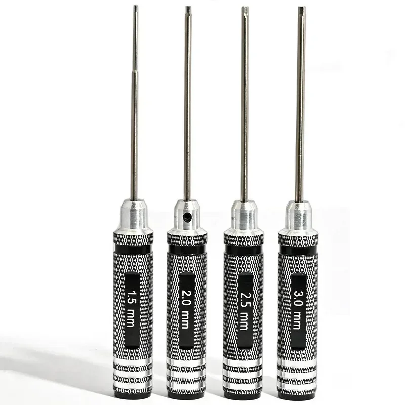 Top Quality Titanium Nitride TiNi Hex Driver Wrench Screwdriver 1 Piece 1.5mm/2mm/2.5mm/3.0mm for RC Helicopter