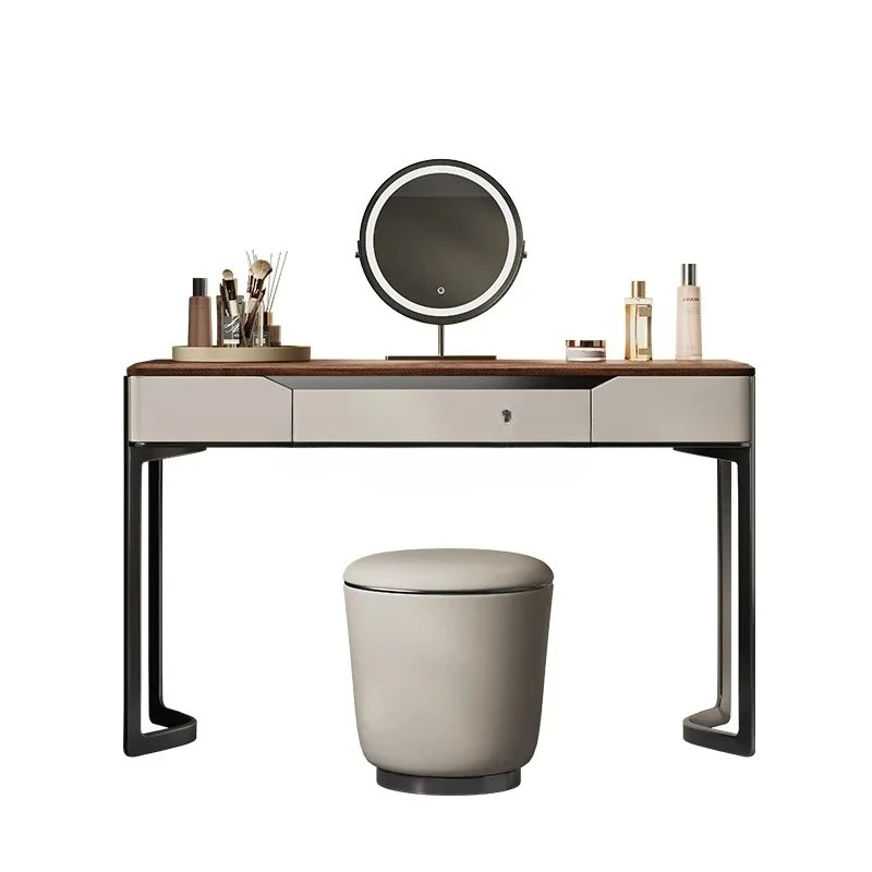 

D80 Italian minimalist walnut solid wood dresser, high-end designer high-end light luxury dresser