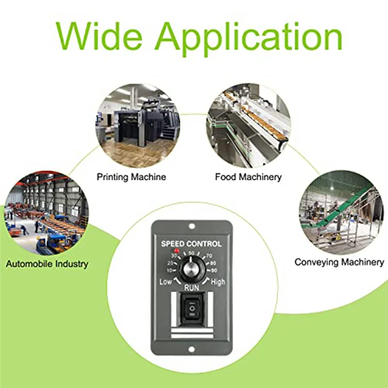 

2025+DC 12-60V Motor Speed Controller 20A Adjustable PWM Controller Switch Forward/Reverse Electric Motor Speed Regulator