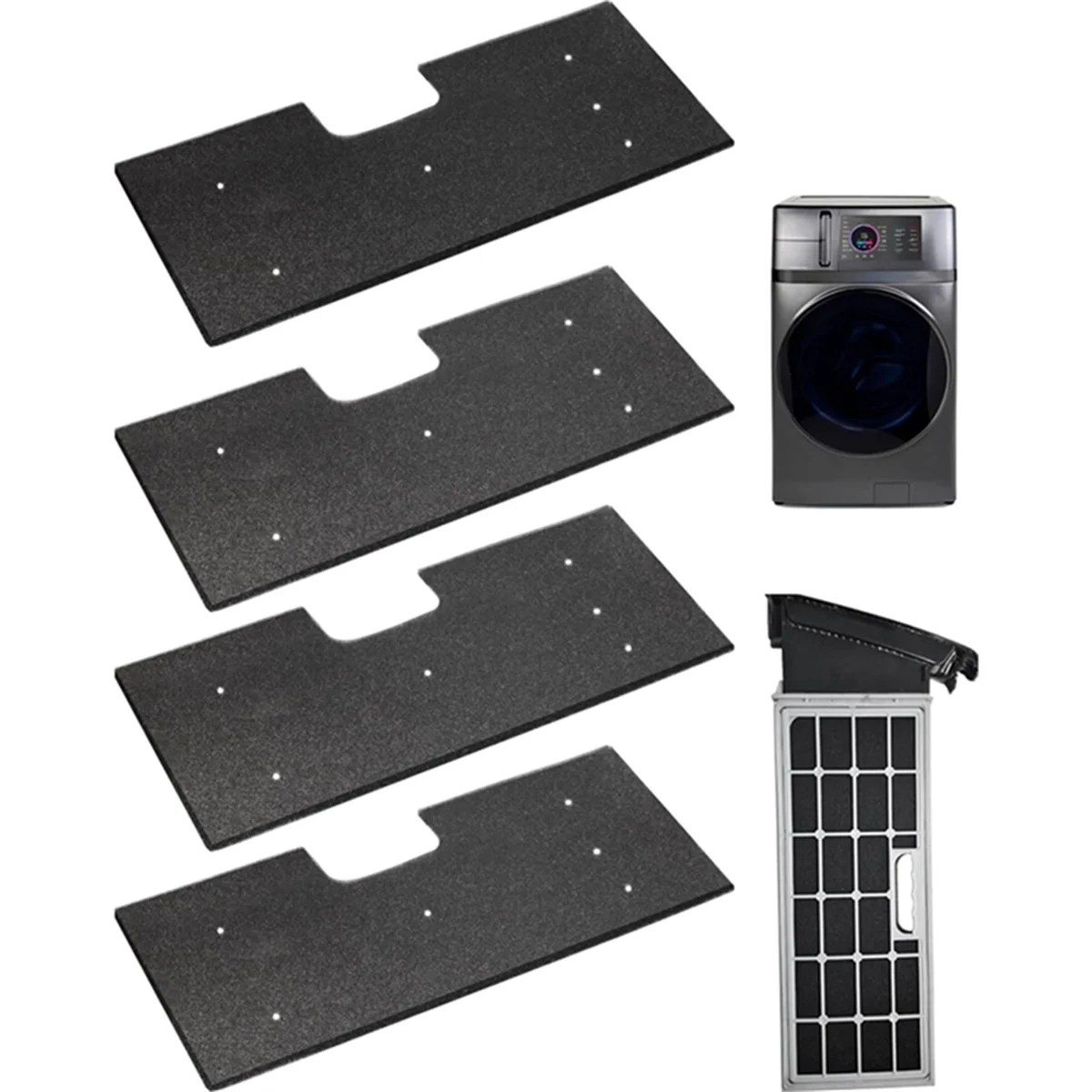 A86I-8Pack WH01X35719 Lint Filter - for Washer Dryer Combo - Hand Washable and Reusable - for Models: PFQ97HSPVDS