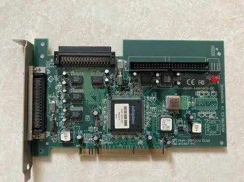 

50-контактная 68-контактная карта PCI SCSI Adaptec AHA-2940UW 2940U, поддерживает WIN7