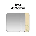 3pcs Silver Retangle