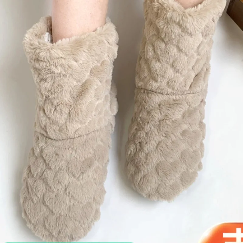 

Нескользящие носки-тапочки, домашние зимние напольные туфли для взрослых, утолщенная флисовая обувь, танцевальные напольные сапоги, образовательные, для родителей и детей 8W97