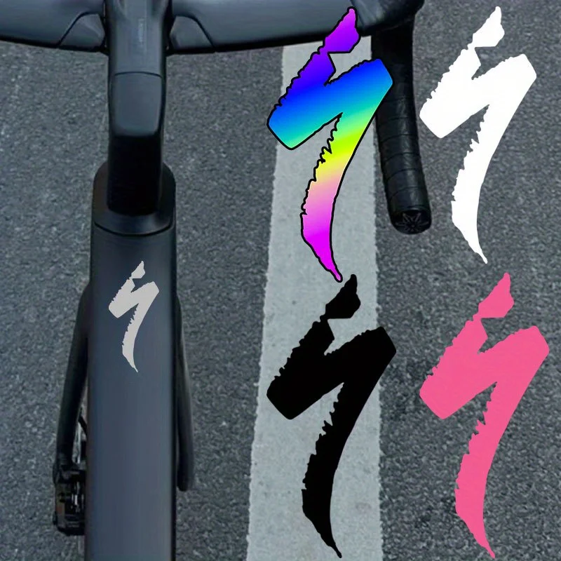 1PC Specialized Lightning Road Bike Stickers MTB Bicycle Top Tube Frame Waterproof Decoration Refit Sunscreen Outdoor Decals