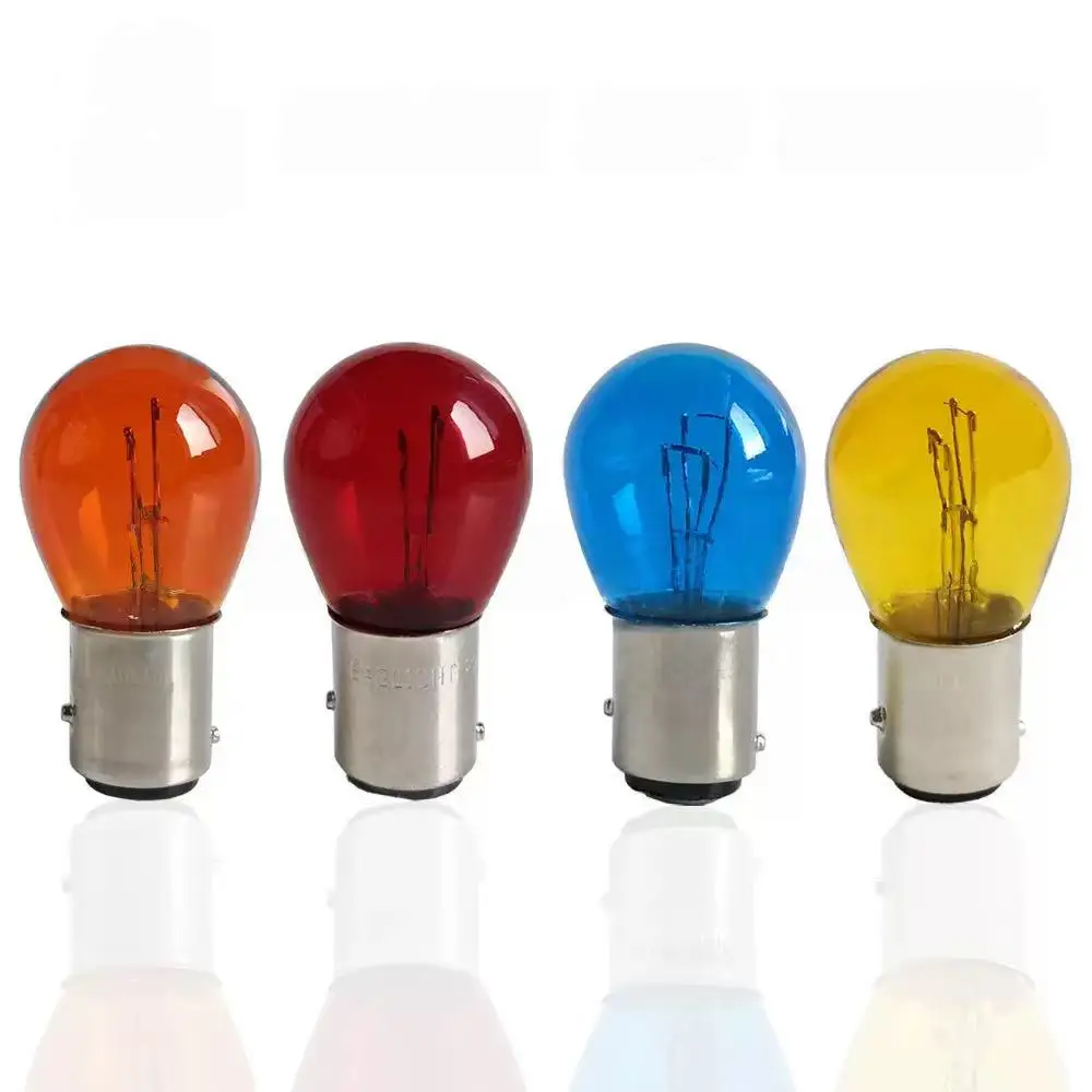 

2 шт. 1157 Галогенные лампы 2 шт., P21/5 Вт BAY15D 12 В 21 Вт Многоцветные многофункциональные для стоп-сигналов/поворотных/DRL/задних фонарей