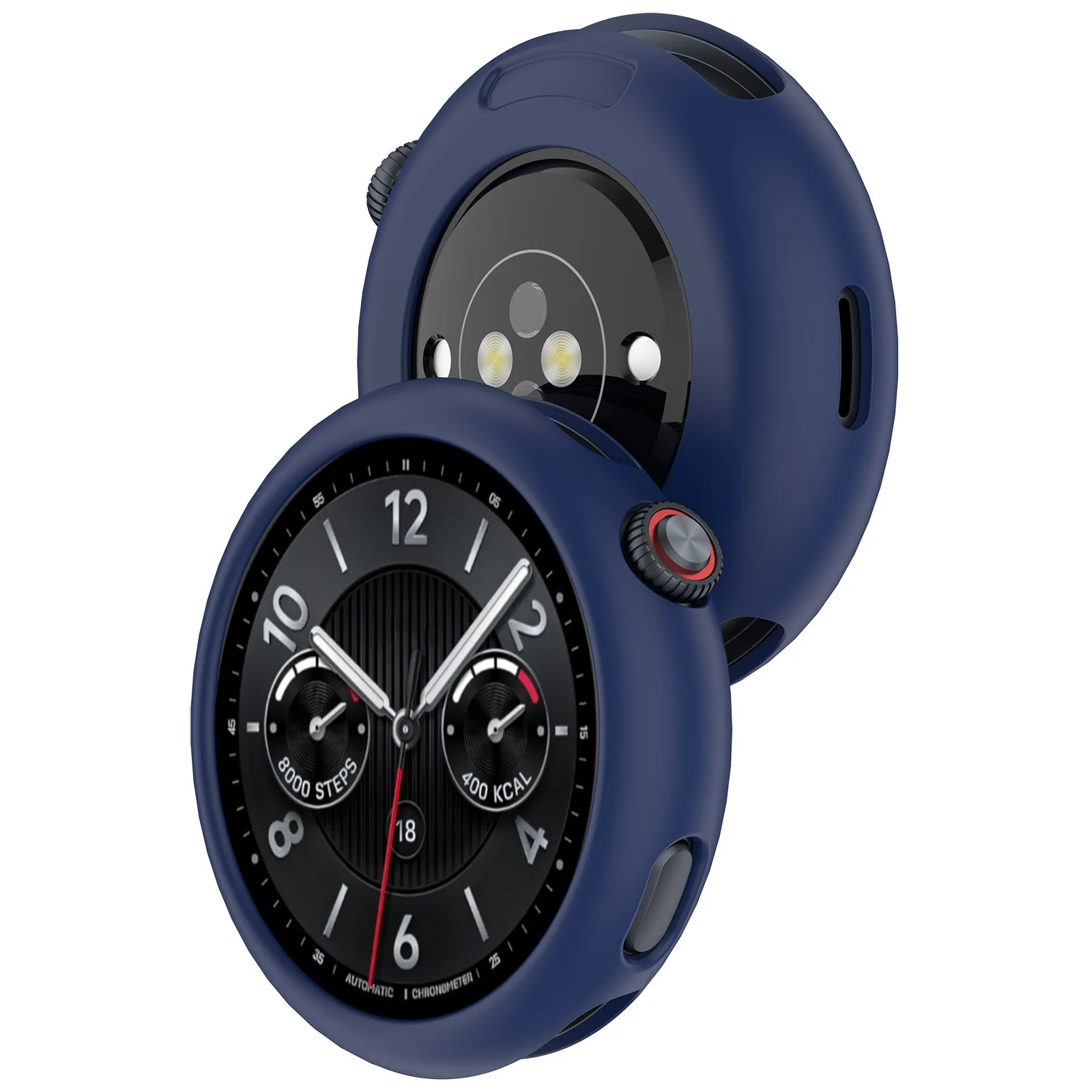 ソフトラバー時計ケーススーツ Vivo Watch 5/IQOO Watch 5 防水シリコン保護時計カバー