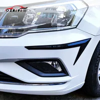 Pegatina protectora contra choques para parachoques delantero de coche, Protector Universal antiarañazos, decoración de esquina, tira de protección, accesorios para coche