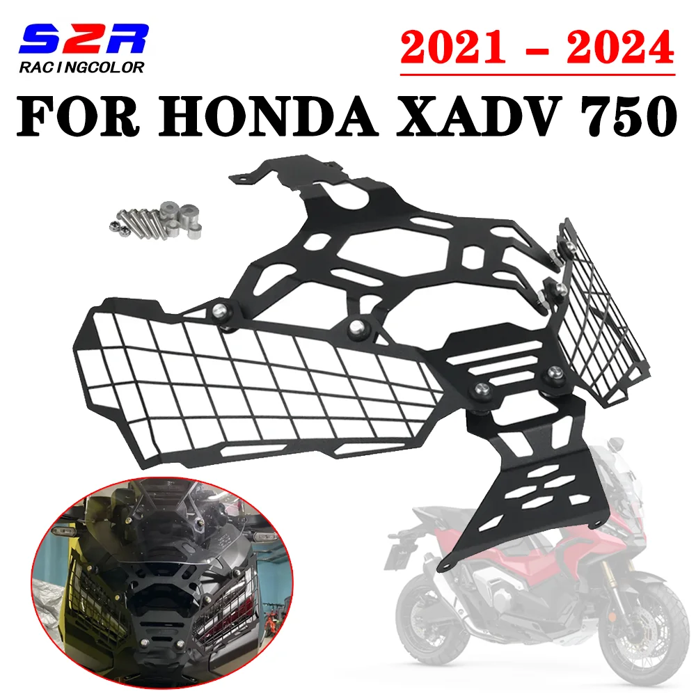 

Для HONDA X-ADV XADV 750 XADV750 2021-2024 2023 аксессуары для мотоциклов, решетка для фар, защитная крышка