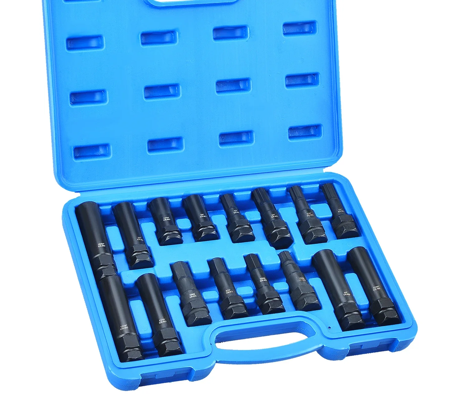 

16pcs Wheel Lock Key Removal Tool Kit Locking Lug Nut Master Set