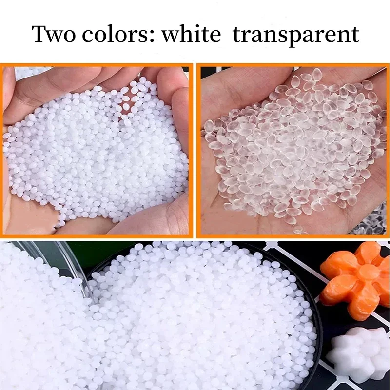 200/1000g Polymorph Thermoplastic Friendly Plastic Resin Crystal Clay DIY Transparent Pendant Model Hand-molded Mold Material