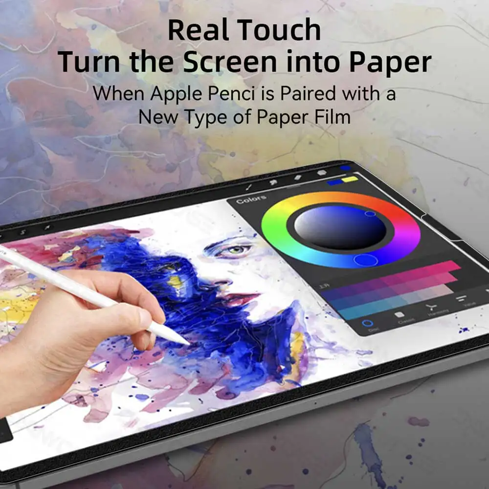 For iPad Air 11 13 M4 M2 Pro 11 13 M4 Magnetic Paper Feel Film for 10th 9.7 5 6th 10.5 10.2 7 8 9th mini 45 6 Screen Protector